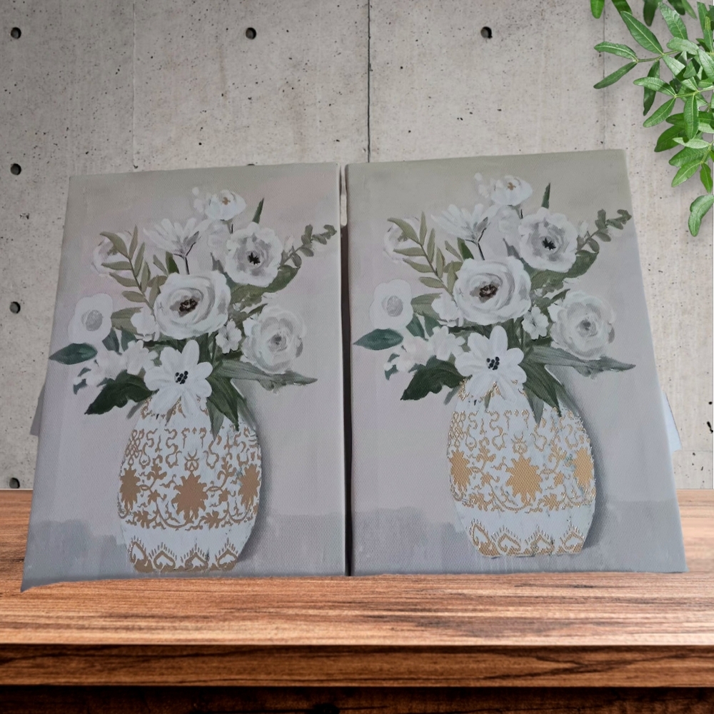 Canvas Glam Floral Art
